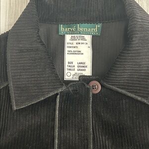 Harve Benard Dark Brown Corduroy Jacket